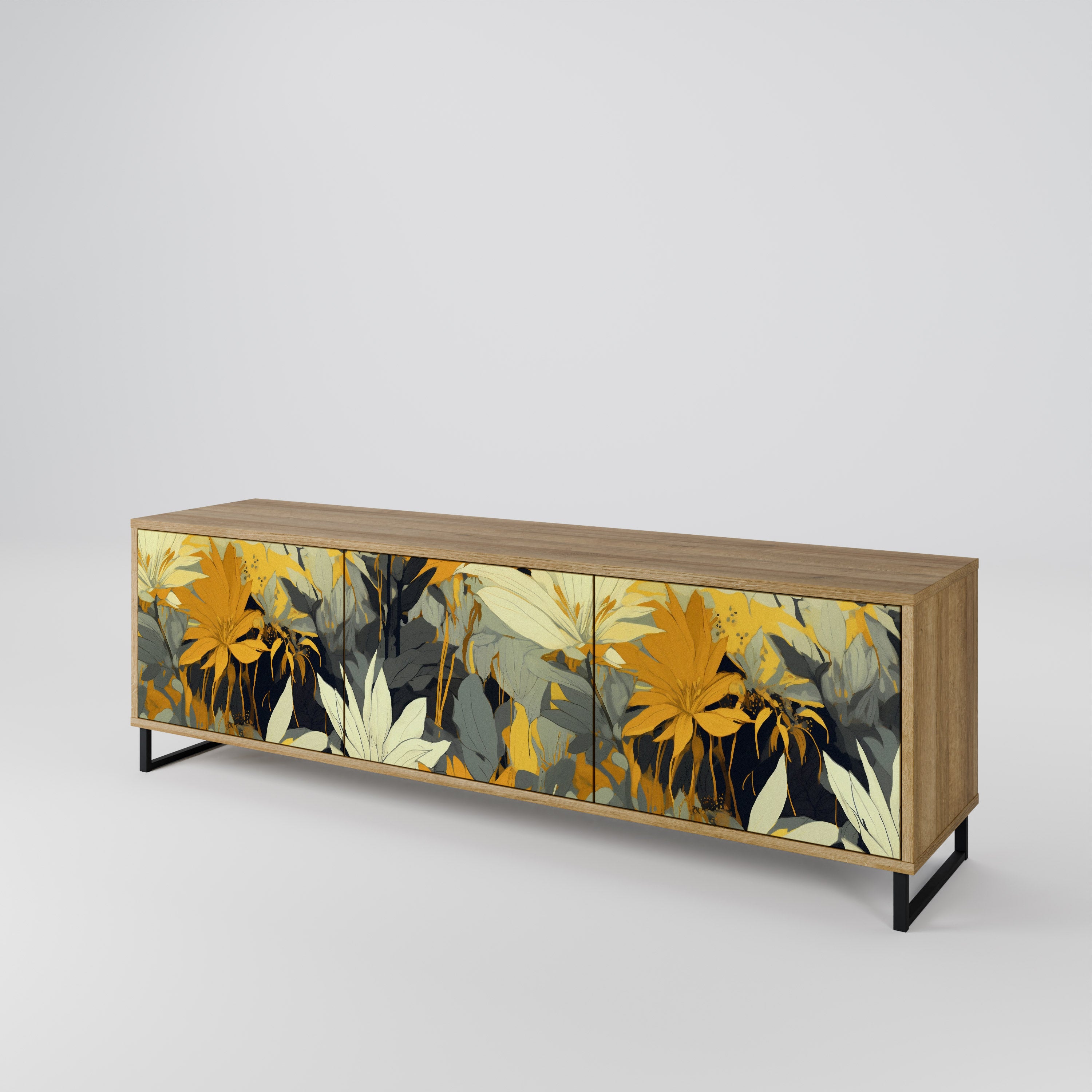 SUNKISSED LILY 3-Door TV Cabinet