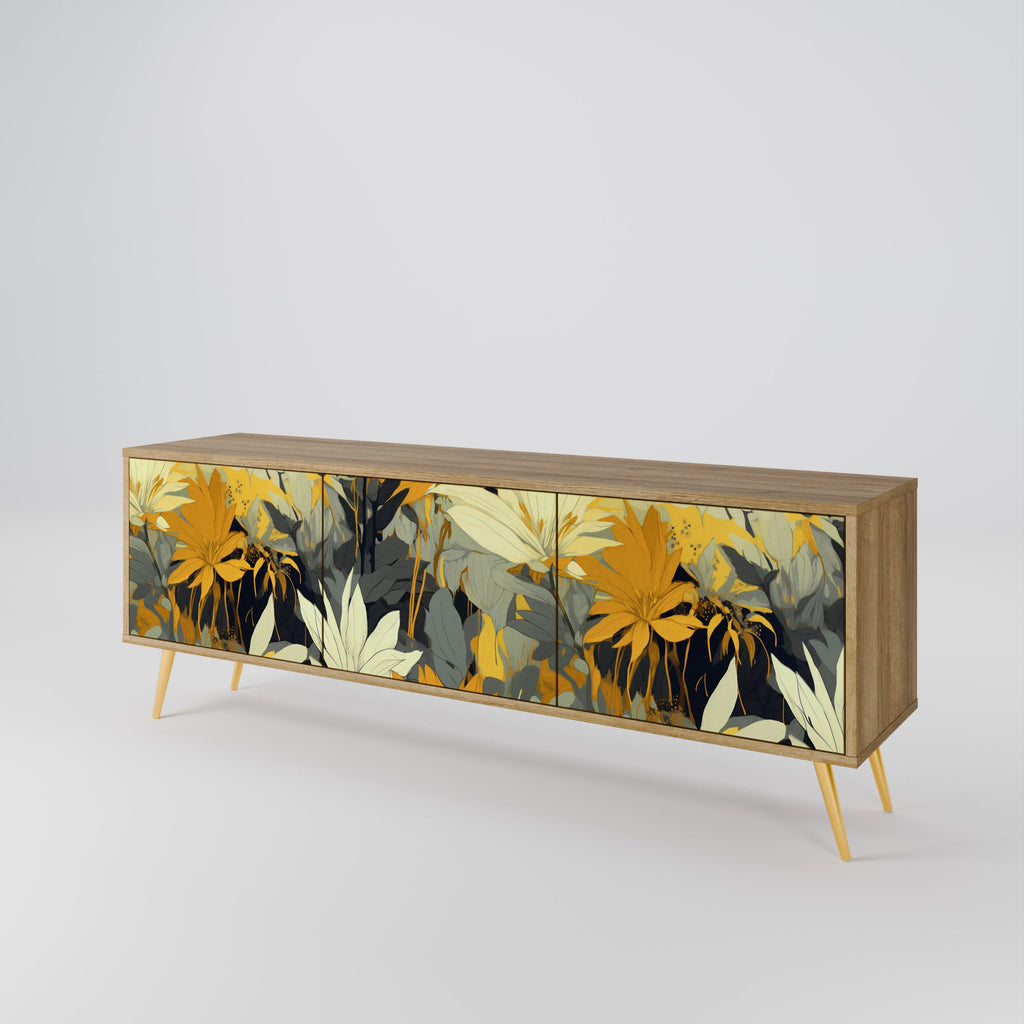 SUNKISSED LILY TV-Lowboard mit 3 Türen in Eiche-Optik