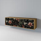 SECRET VERDURE TV-Lowboard mit 3 Türen in Eiche-Optik