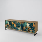 FLORAL SERENITY TV-Lowboard mit 3 Türen in Eiche-Optik