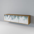 PALM VEIL TV-Lowboard mit 3 Türen in Eiche-Optik