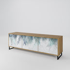 PALM VEIL TV-Lowboard mit 3 Türen in Eiche-Optik