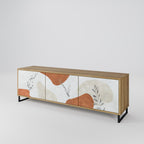 TRANQUIL TWIG TV-Lowboard mit 3 Türen in Eiche-Optik