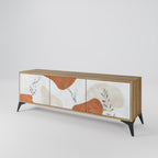 TRANQUIL TWIG TV-Lowboard mit 3 Türen in Eiche-Optik