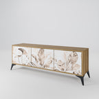 WILD TENDERNESS TV-Lowboard mit 3 Türen in Eiche-Optik