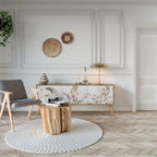 WILD TENDERNESS TV-Lowboard mit 3 Türen in Eiche-Optik