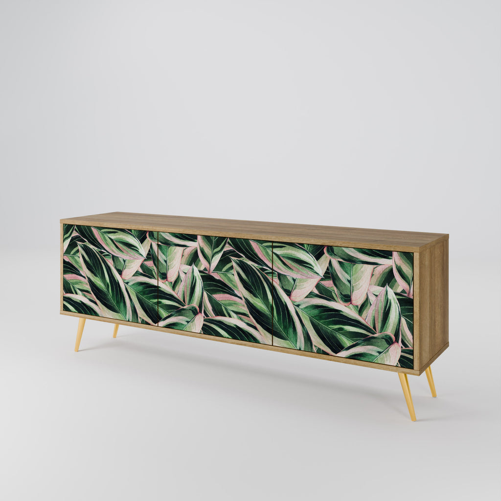 EERIE STROMANTHE TV-Lowboard mit 3 Türen in Eiche-Optik