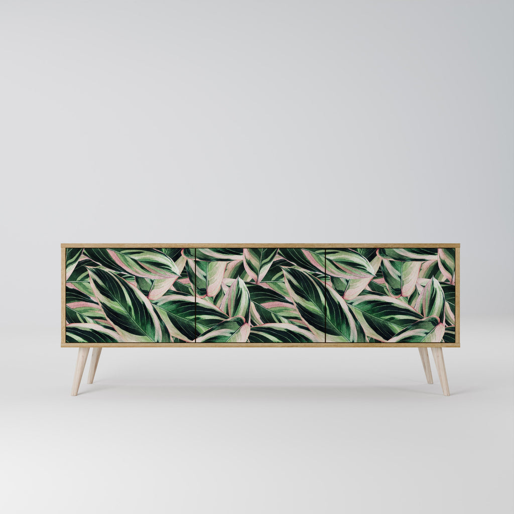 EERIE STROMANTHE TV-Lowboard mit 3 Türen in Eiche-Optik