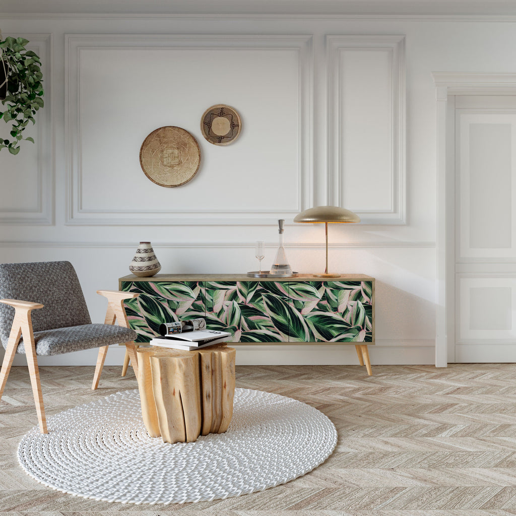 EERIE STROMANTHE TV-Lowboard mit 3 Türen in Eiche-Optik