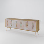 THE DELIQUESCE 3-Door TV Cabinet