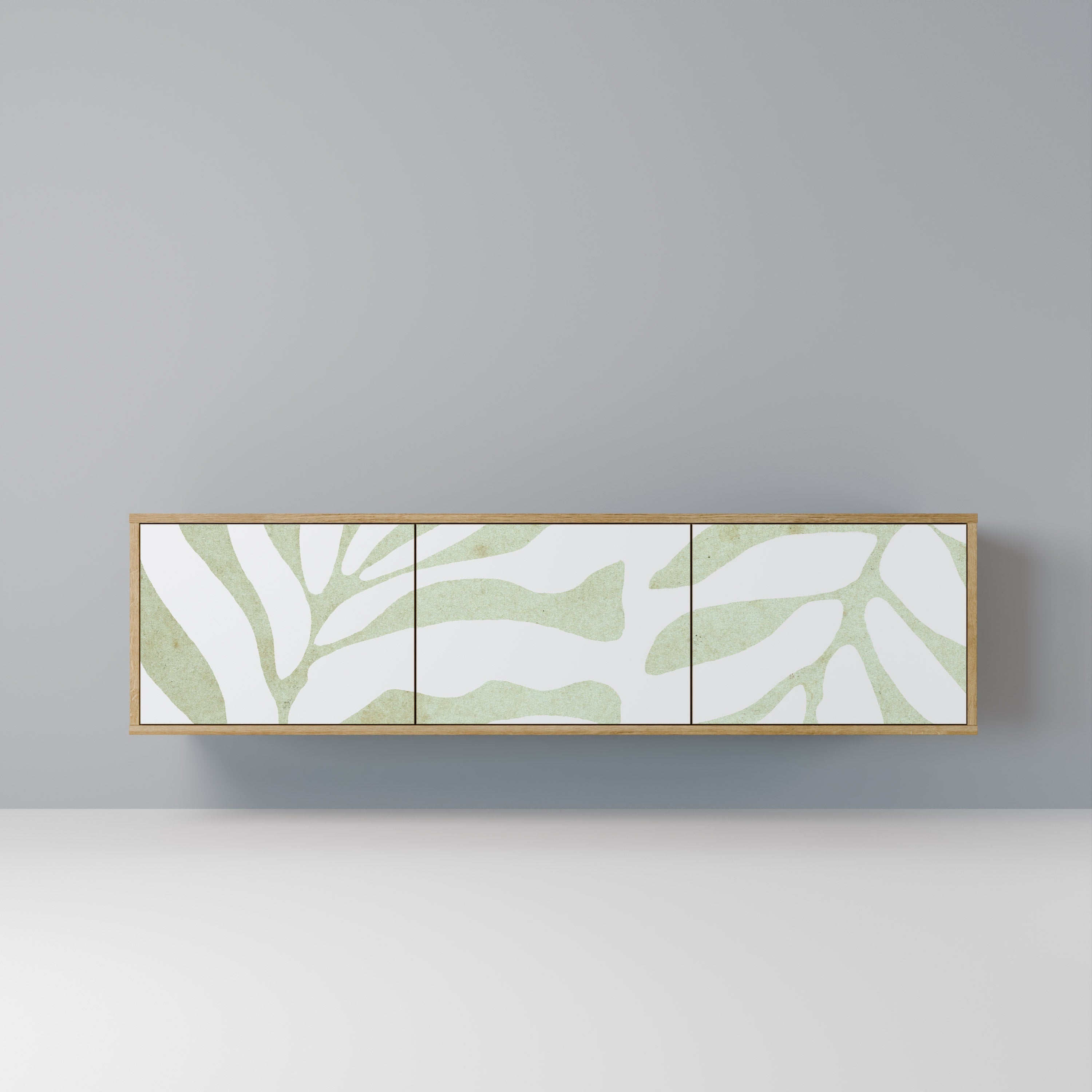 BOTANICAL SPARK TV-Lowboard mit 3 Türen in Eiche-Optik