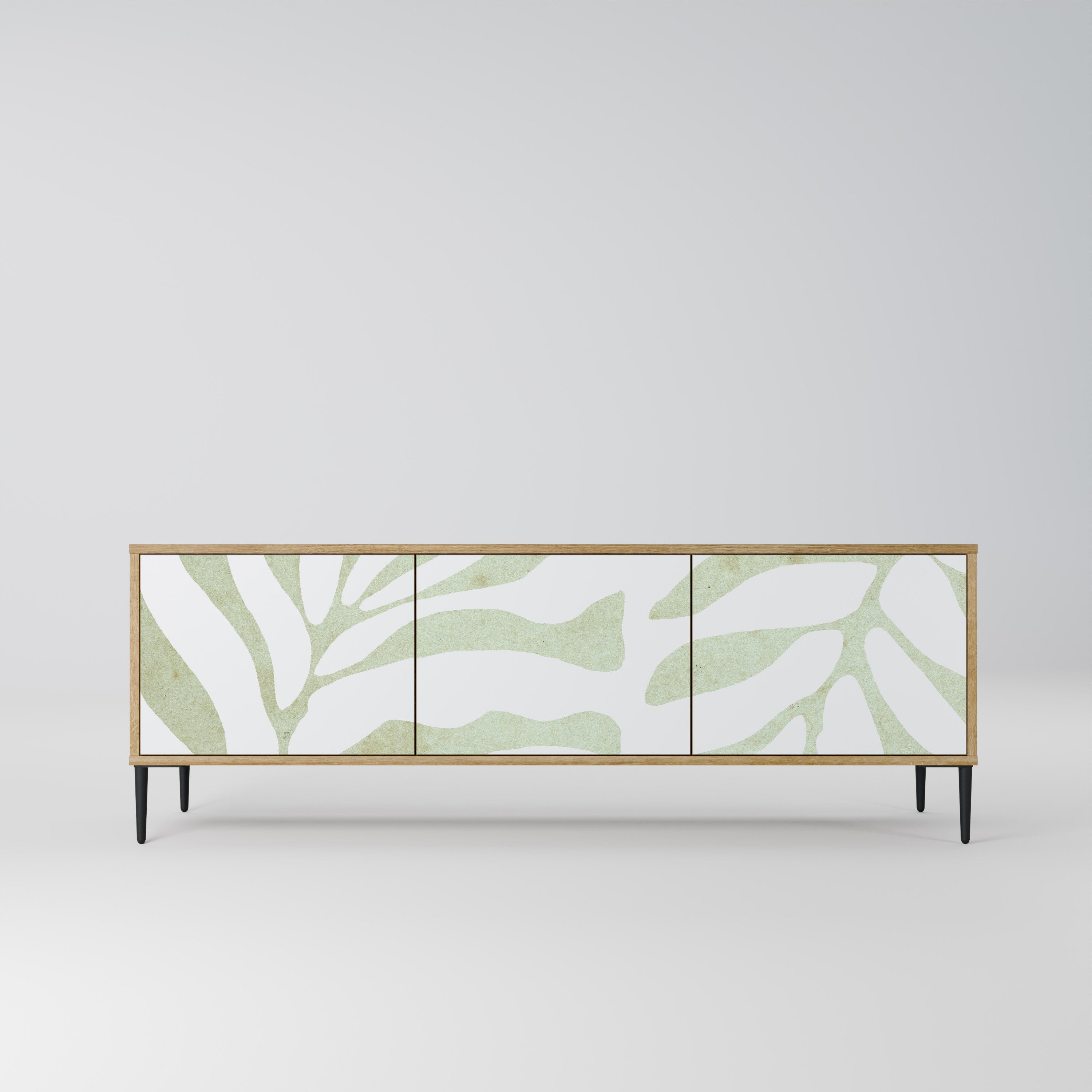 BOTANICAL SPARK TV-Lowboard mit 3 Türen in Eiche-Optik