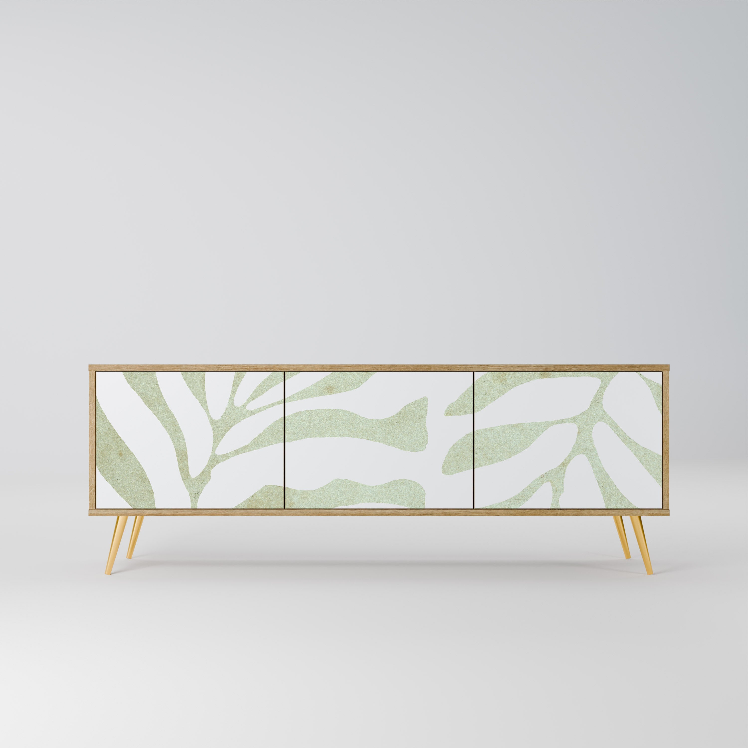 BOTANICAL SPARK TV-Lowboard mit 3 Türen in Eiche-Optik