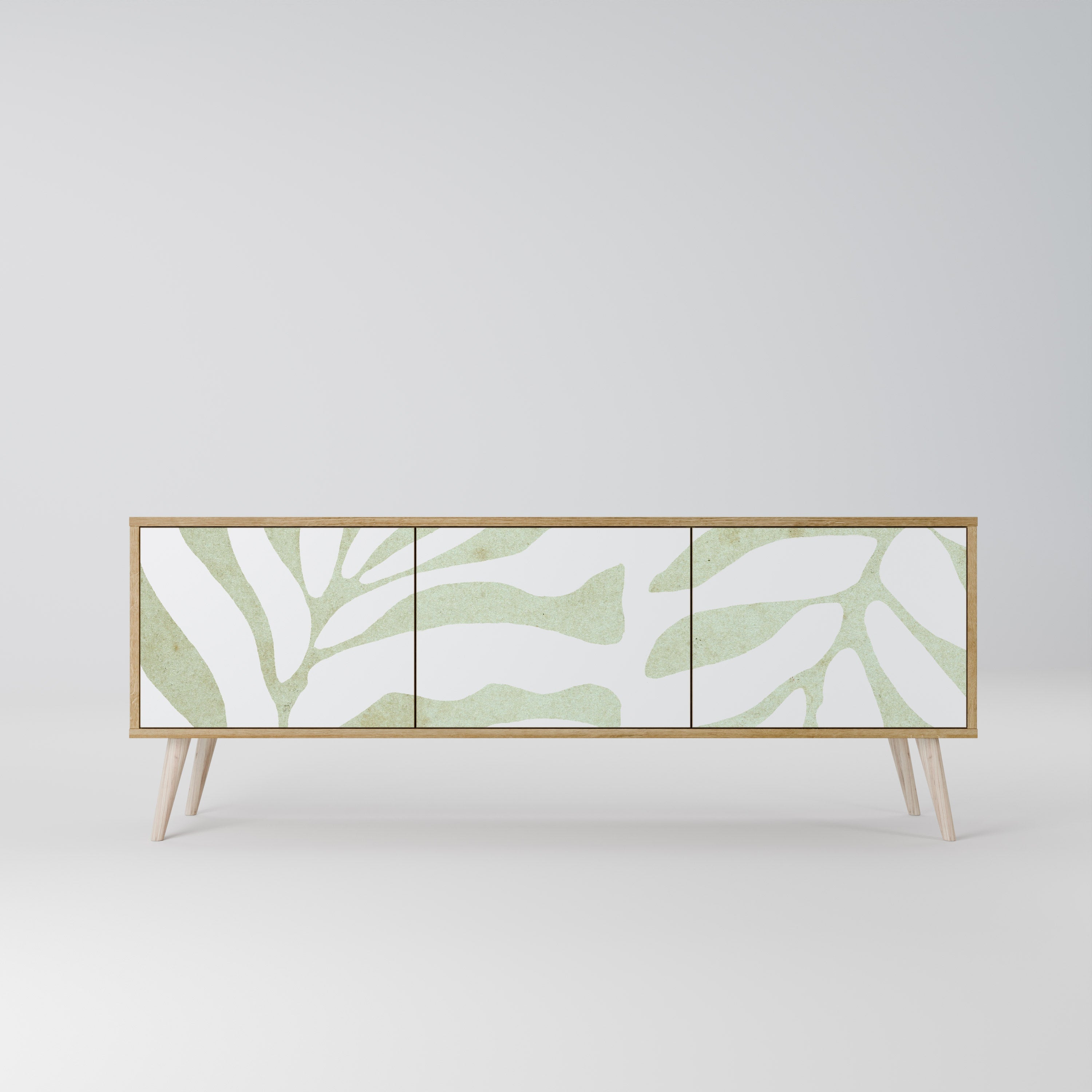 BOTANICAL SPARK TV-Lowboard mit 3 Türen in Eiche-Optik