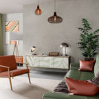 BOTANICAL SPARK TV-Lowboard mit 3 Türen in Eiche-Optik