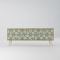 LEAVES ON GREEN TV-Lowboard mit 3 Türen in Eiche-Optik