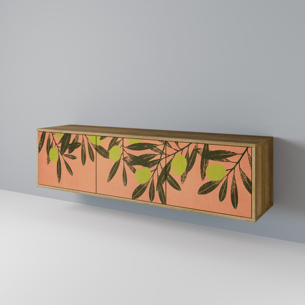 JUICY OLIVES TV-Lowboard mit 3 Türen in Eiche-Optik