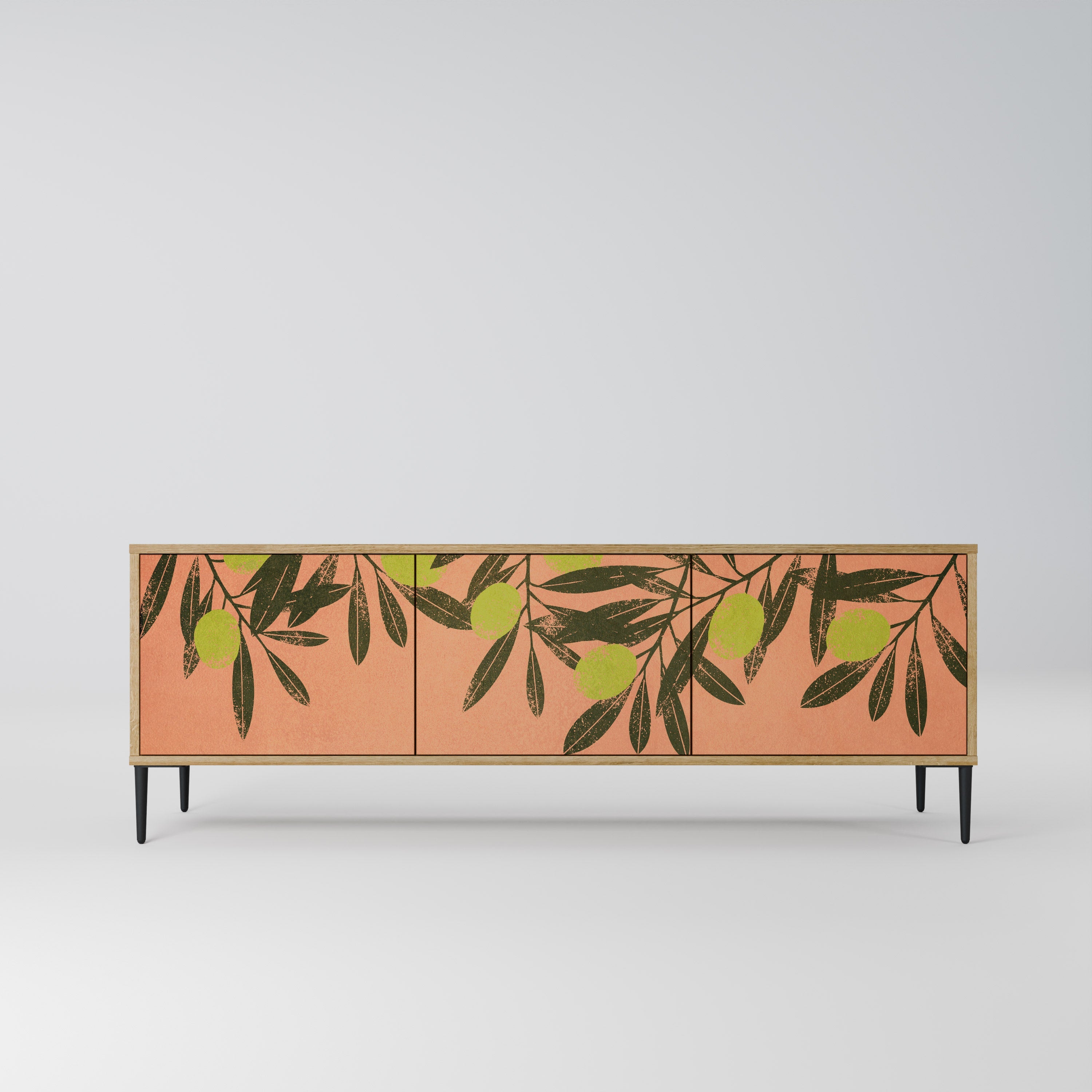 JUICY OLIVES TV-Lowboard mit 3 Türen in Eiche-Optik