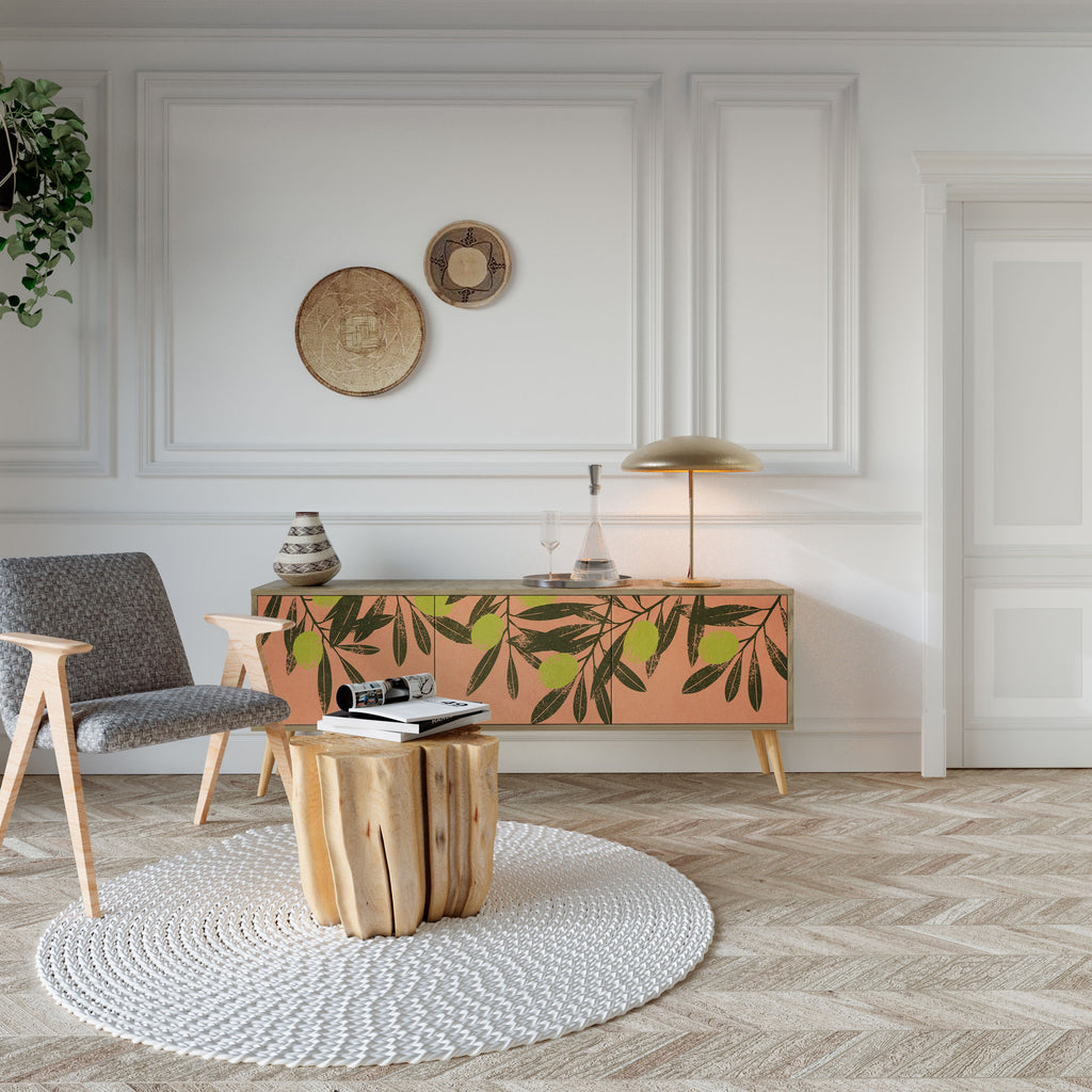 JUICY OLIVES TV-Lowboard mit 3 Türen in Eiche-Optik