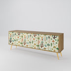 PALM SPRING TV-Lowboard mit 3 Türen in Eiche-Optik