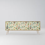 PALM SPRING TV-Lowboard mit 3 Türen in Eiche-Optik