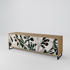 VERDURE FORMATION TV-Lowboard mit 3 Türen in Eiche-Optik