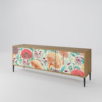 FUNGUS FANTASY TV-Lowboard mit 3 Türen in Eiche-Optik