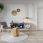 CITRUS BLACK AND WHITE TV-Lowboard mit 3 Türen in Eiche-Optik