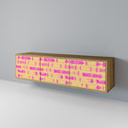 SKATEBOARD ARTISTRY TV-Lowboard mit 3 Türen in Eiche-Optik