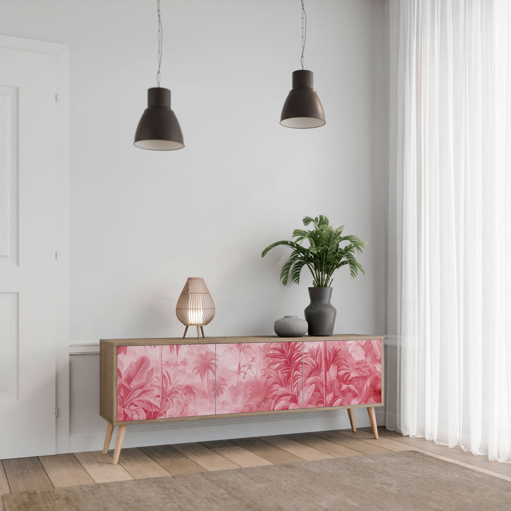 SWEET TROPICS TV-Lowboard mit 3 Türen in Eiche-Optik