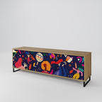 FESTIVE PLEASURES TV-Lowboard mit 3 Türen in Eiche-Optik