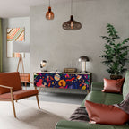 FESTIVE PLEASURES TV-Lowboard mit 3 Türen in Eiche-Optik