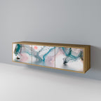 VELVET CROSSING TV-Lowboard mit 3 Türen in Eiche-Optik