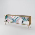 VELVET CROSSING TV-Lowboard mit 3 Türen in Eiche-Optik