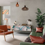 VELVET CROSSING TV-Lowboard mit 3 Türen in Eiche-Optik