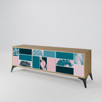 COMBINATION OF SHAPES TV-Lowboard mit 3 Türen in Eiche-Optik