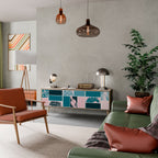 COMBINATION OF SHAPES TV-Lowboard mit 3 Türen in Eiche-Optik