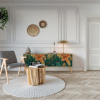 AUTUMN KALEIDOSCOPE TV-Lowboard mit 3 Türen in Eiche-Optik