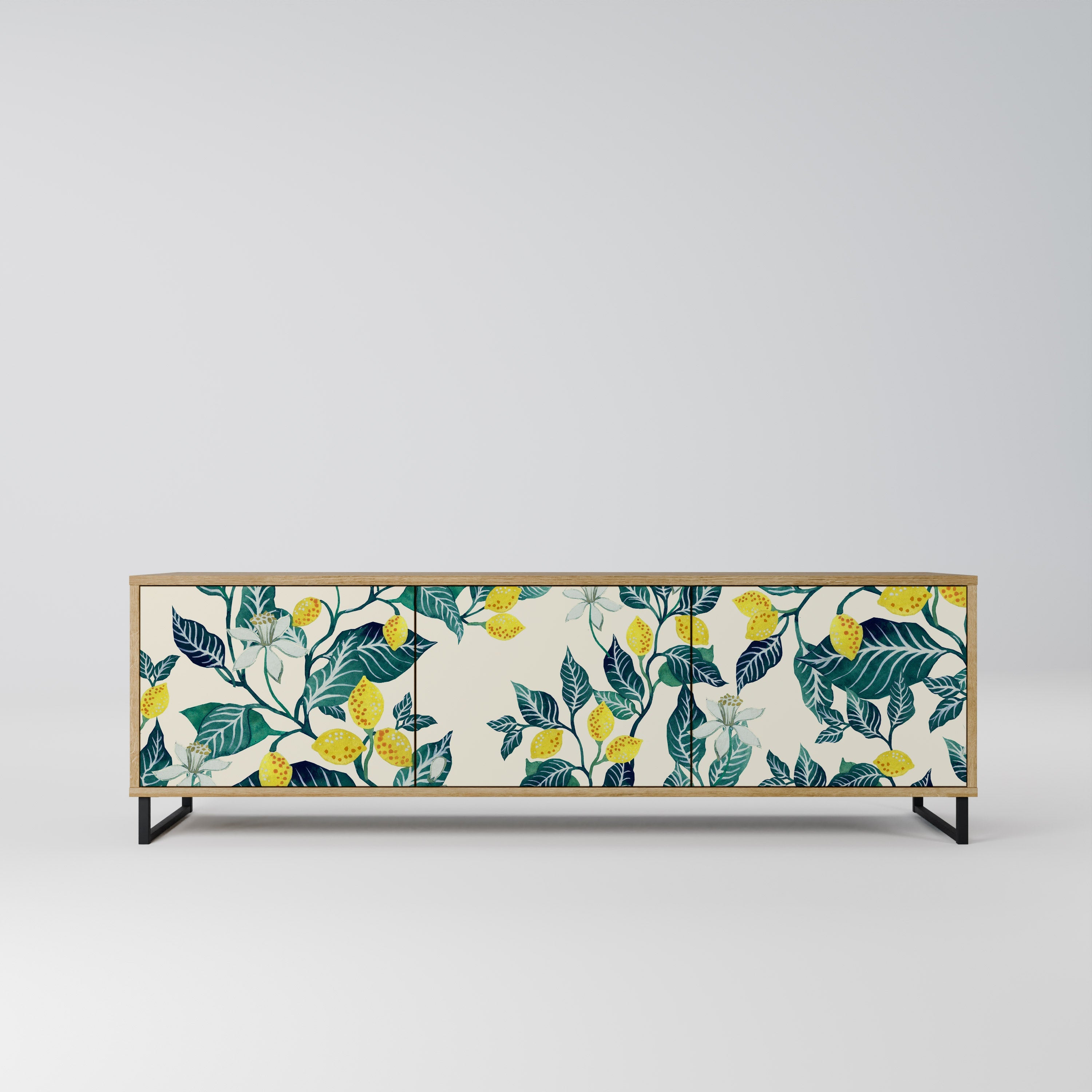 LEMON TREE TV-Lowboard mit 3 Türen in Eiche-Optik