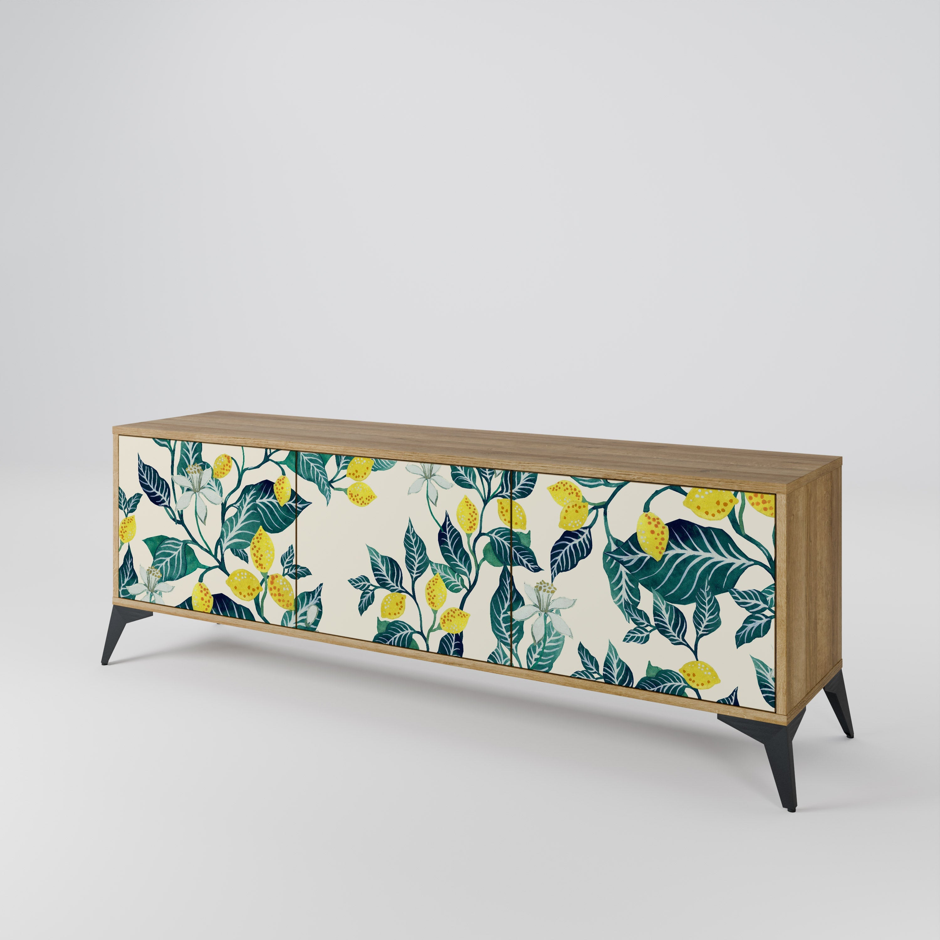 LEMON TREE TV-Lowboard mit 3 Türen in Eiche-Optik