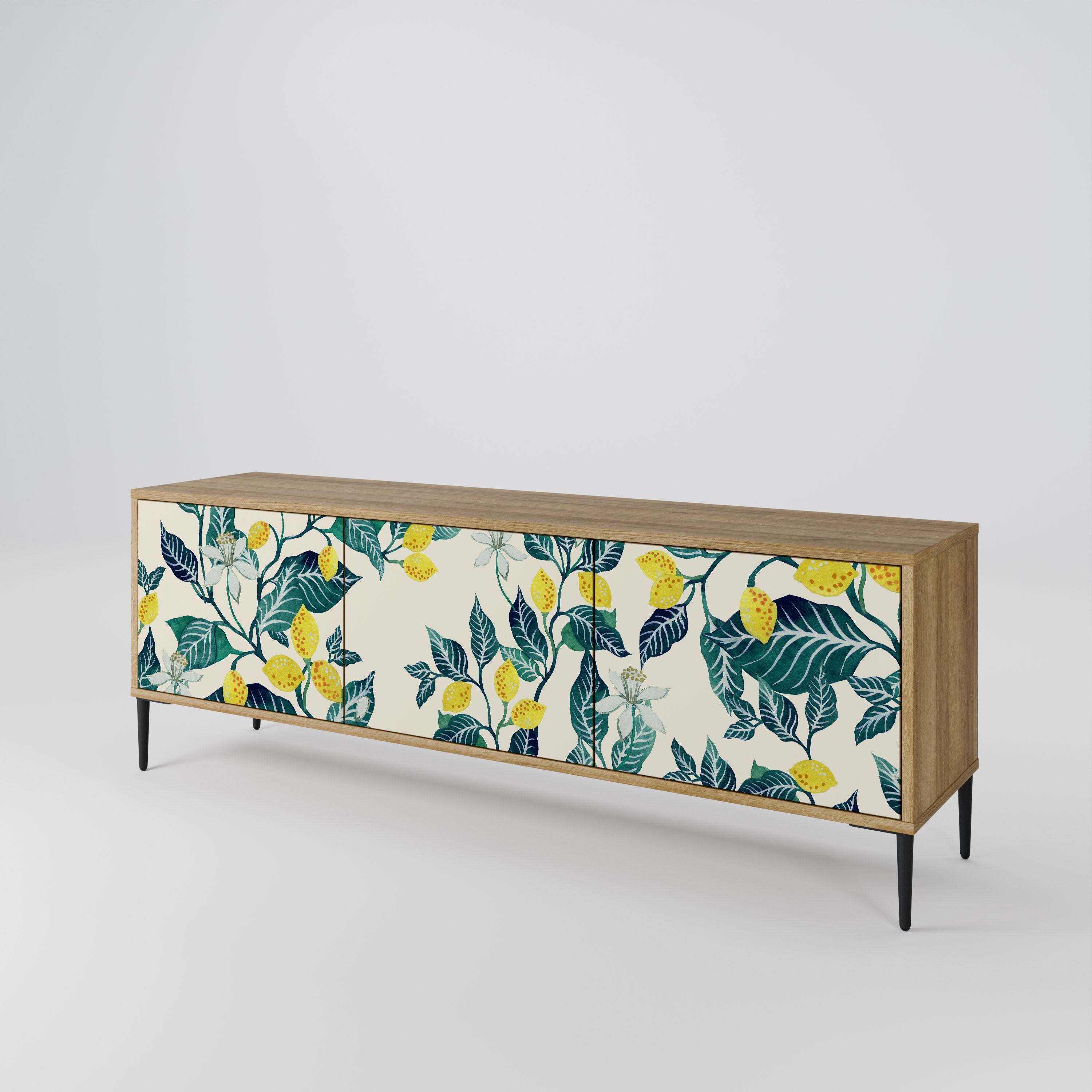 LEMON TREE TV-Lowboard mit 3 Türen in Eiche-Optik