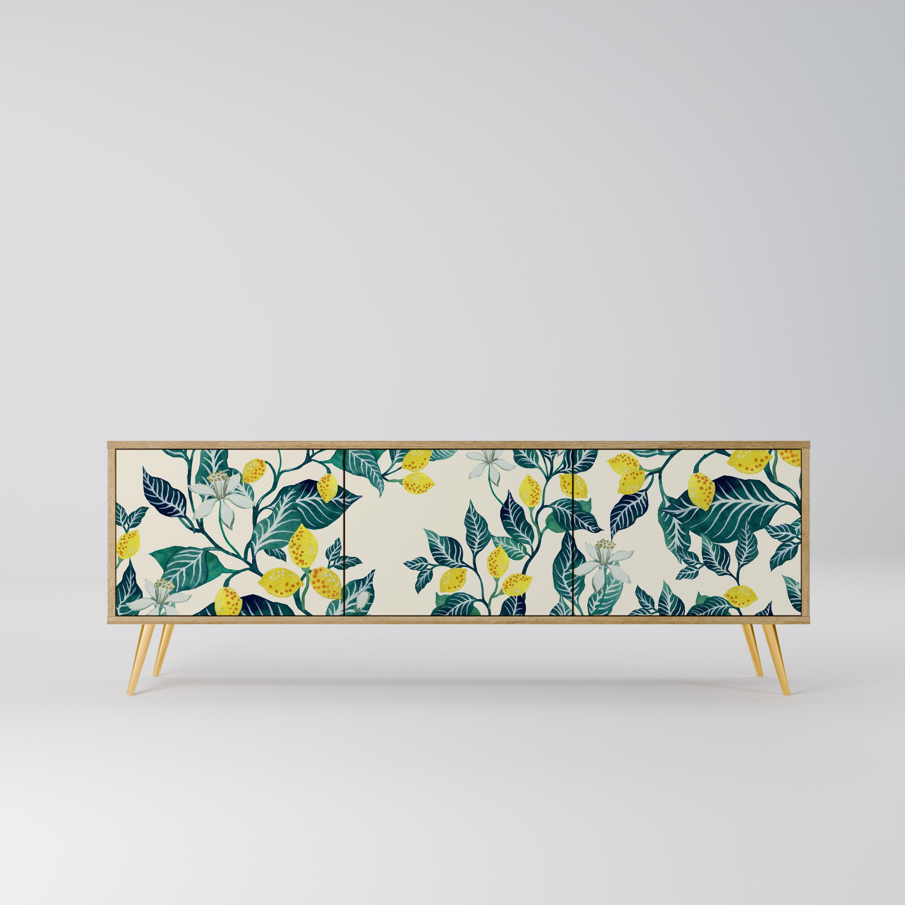 LEMON TREE TV-Lowboard mit 3 Türen in Eiche-Optik