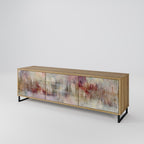 VEILED SUMMIT TV-Lowboard mit 3 Türen in Eiche-Optik