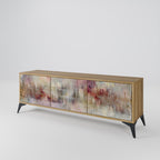 VEILED SUMMIT TV-Lowboard mit 3 Türen in Eiche-Optik