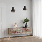 VEILED SUMMIT TV-Lowboard mit 3 Türen in Eiche-Optik