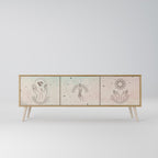 DELICATE BEAUTY TV-Lowboard mit 3 Türen in Eiche-Optik