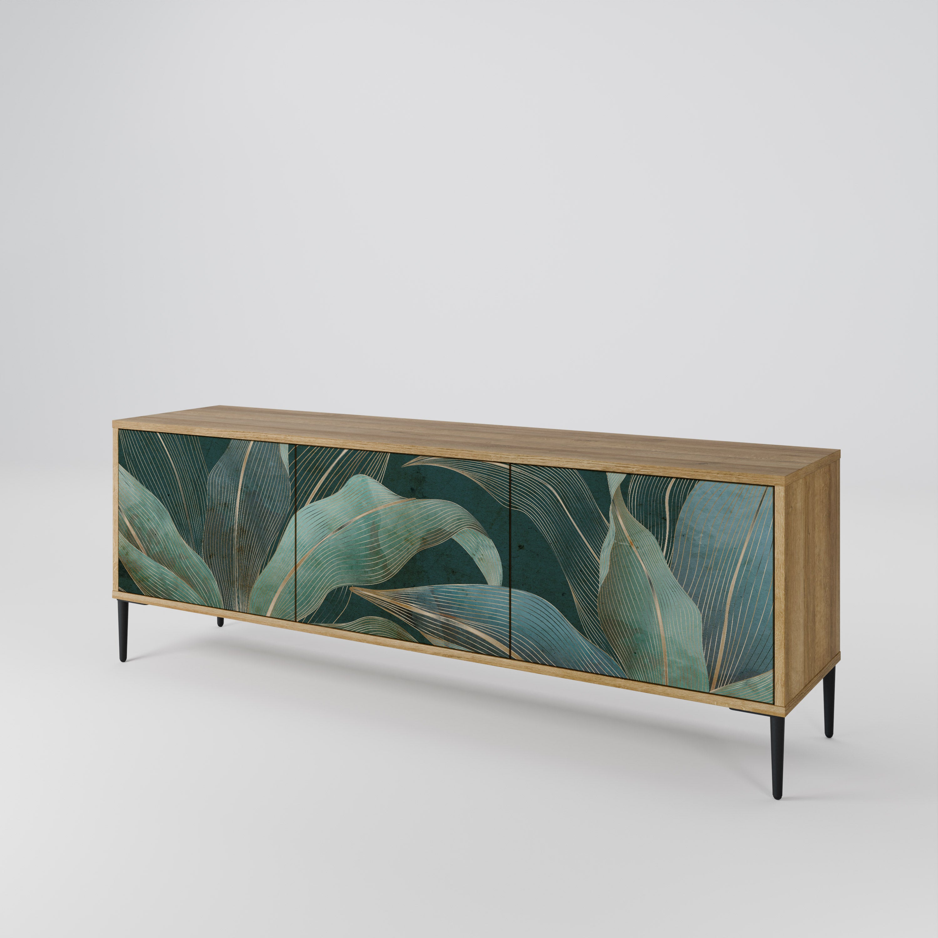 ROYAL GREEN 3-Door TV Cabinet