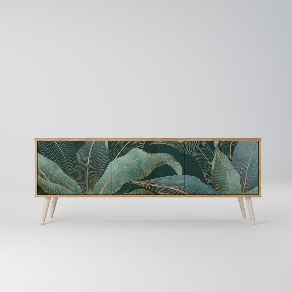 ROYAL GREEN TV-Lowboard mit 3 Türen in Eiche-Optik