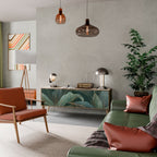 ROYAL GREEN TV-Lowboard mit 3 Türen in Eiche-Optik