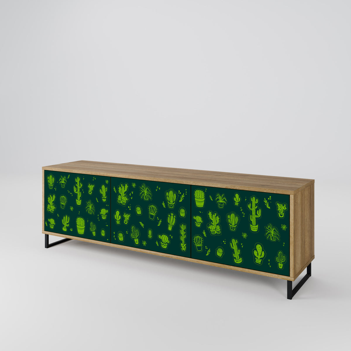 DESERT GREEN 3-türiges TV-Lowboard